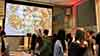 MCFP students dining with low-carbon Asian dishes at Manchester Museum
